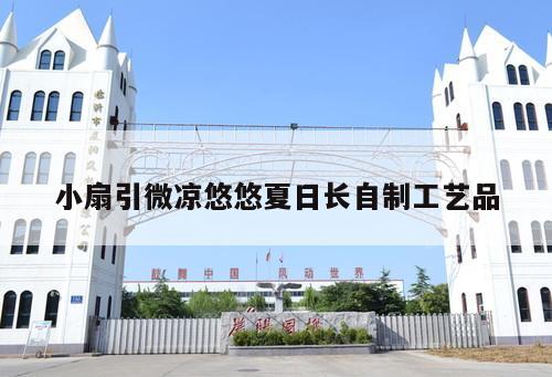 小扇引微涼悠悠夏日長自制工藝品